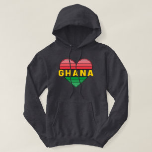 Ik hou van Ghana, Ghanees hart Hoodie