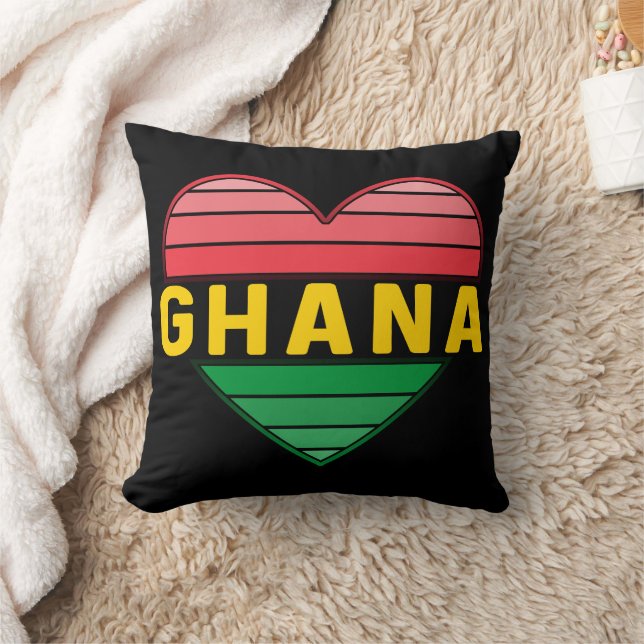 Ik hou van Ghana, Ghanees hart Kussen (Deken)