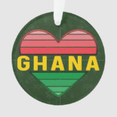 Ik hou van Ghana, Ghanees hart Ornament (voorkant)