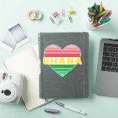 Ik hou van Ghana, Ghanees hart Sticker (iPad Cover)