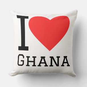 Ik hou van Ghana Kussen