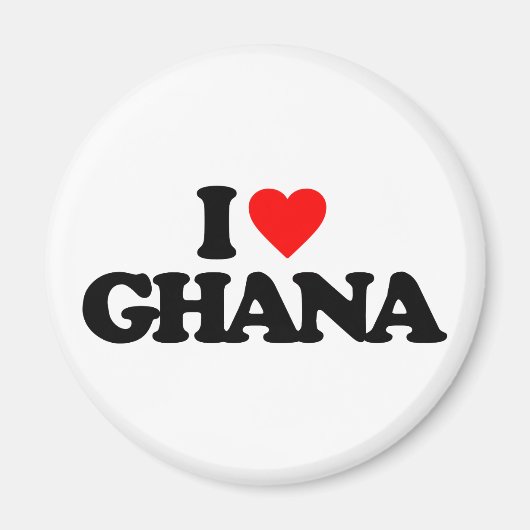 IK HOU VAN GHANA MAGNEET (Voorkant)