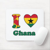 Ik hou van Ghana Muismat (Met muis)