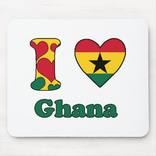 Ik hou van Ghana Muismat (Voorkant)