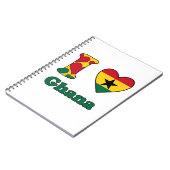 Ik hou van Ghana Notitieboek (Linkerzijde)