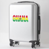 Ik hou van Ghana Sticker (Koffer)