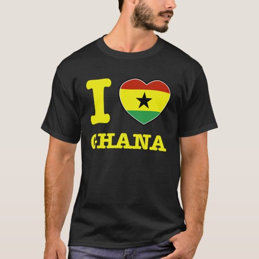 Ik hou van Ghana T-shirt (Voorkant)