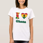 Ik hou van Ghana T-shirt (Voorkant)