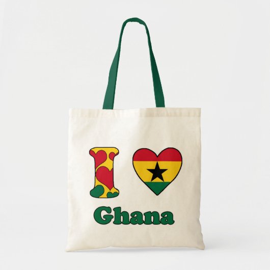 Ik hou van Ghana Tote Bag (Voorkant)