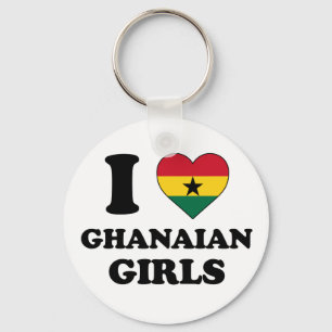 Ik hou van Ghanese meisjes Sleutelhanger