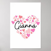 Ik hou van Gianna Poster (Voorkant)