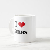Ik hou van Gibbs Koffiemok (Voorkant links)