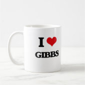 Ik hou van Gibbs Koffiemok (Links)