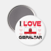 Ik hou van Gibraltar Magneet (Voorkant / Achterkant)