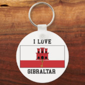 Ik hou van Gibraltar Sleutelhanger (Voorkant)