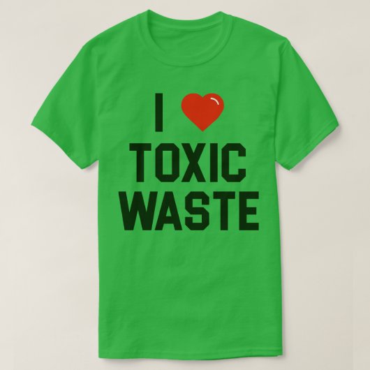 Ik hou van giftig afval Chris Knight Real Genius F T-shirt (Design voorkant)