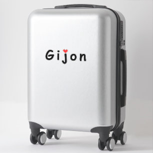 Ik hou van Gijon Sticker