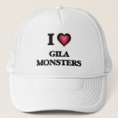 Ik hou van Gila Monsters Trucker Pet (Voorkant)
