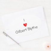 Ik hou van Gilbert Blythe auto sticker (Envelop)