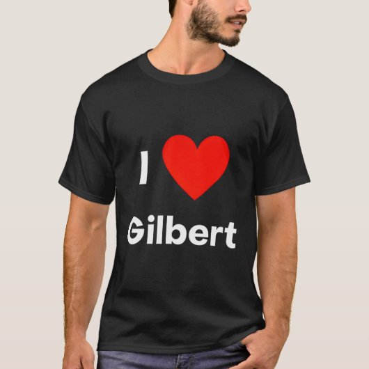 Ik hou van Gilbert T-shirt (Voorkant)