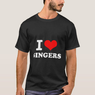 Ik hou van gingers - I Heart Gingers T-shirt