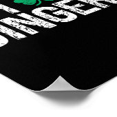 Ik hou van Gingers Redhead Shamrock Clover St. Pat Poster (Hoek)