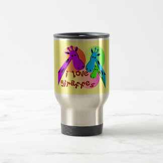 Ik hou van Giraffes cadeaus Reisbeker