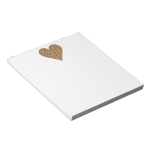 Ik hou van Giraffes Notitieblok (Schuin)