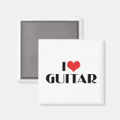 Ik hou van gitaar magneet (Voorkant / Achterkant)