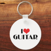Ik Hou Van Gitaar Sleutelhanger (Voorkant)