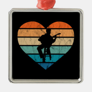 Ik hou van gitaristen met akoestische gitaar metalen ornament
