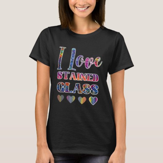Ik hou van Glas in lood T-shirt (Voorkant)