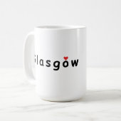 Ik hou van Glasgow Koffiemok (Voorkant links)