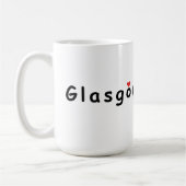 Ik hou van Glasgow Koffiemok (Links)