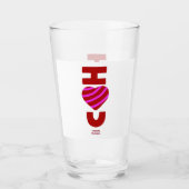 Ik hou van Glass Tumbler (Voorkant)