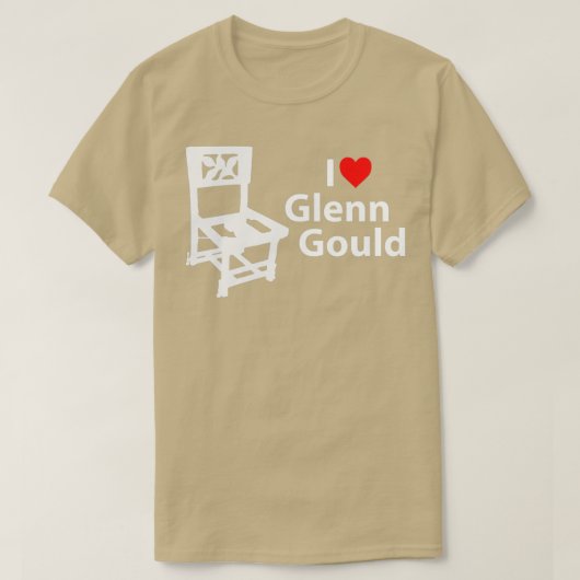 Ik hou van Glenn Gould T-shirt (Design voorkant)