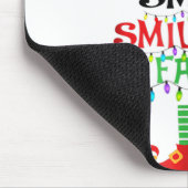 Ik hou van glimlachen als mijn favoriete kerstman. muismat (Hoek)