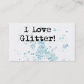 Ik hou van Glitter! Visitekaartje (Achterkant)