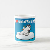 Ik hou van Global Warming Koffiemok (Center)