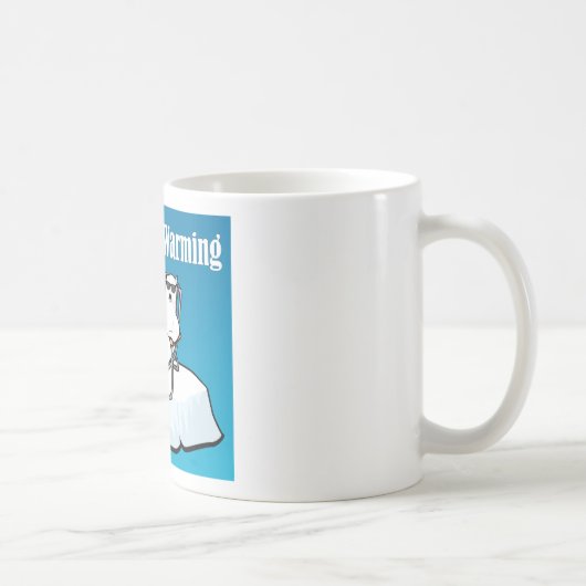 Ik hou van Global Warming Koffiemok (Rechts)