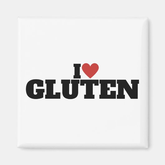 Ik hou van gluten magneet (Voorkant)