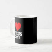 Ik hou van Gluteus Machine 1 Koffiemok (Voorkant links)