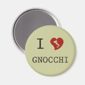 Ik hou van Gnocchi Magneet (Voorkant / Achterkant)