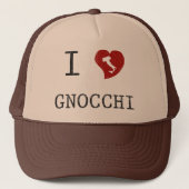 Ik hou van Gnocchi Trucker Pet (Voorkant)