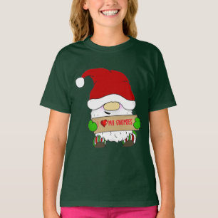 Ik hou van Gnome Christmas T-shirt
