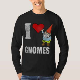 Ik hou van Gnomes Garden Gnome T-shirt