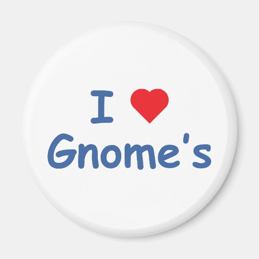 Ik hou van Gnome's Magneet (Voorkant)