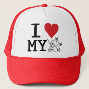 Ik hou van Goalie Trucker Hat Pet