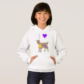 Ik hou van Goats Cute Colorful Artsy Funky Animal  (Voorkant volledig)