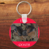Ik hou van GOATS Sleutelhanger (Voorkant)